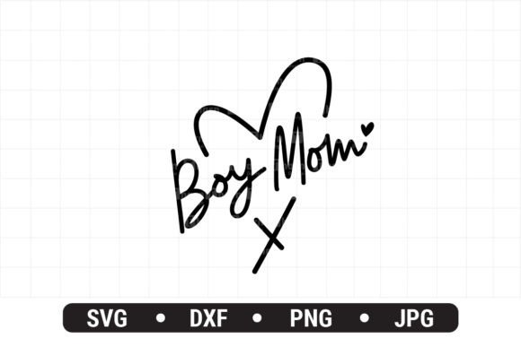 Boy Mom Wavy Text Svg: A Versatile T-Shirt Design Graphic