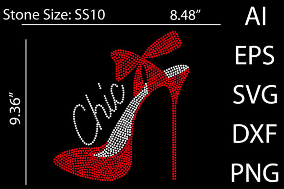 Chic Rhinestone Templates: A Sparkling Embroidery Design