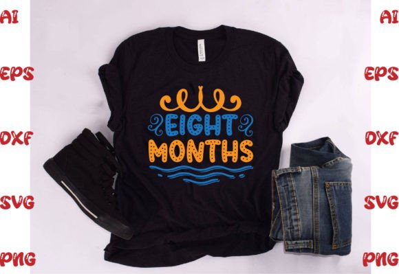 Eight Months: A Versatile Embroidery Design