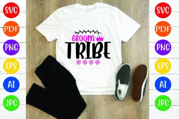Groom Tribe: A Versatile Graphics Asset for T-Shirt Designs