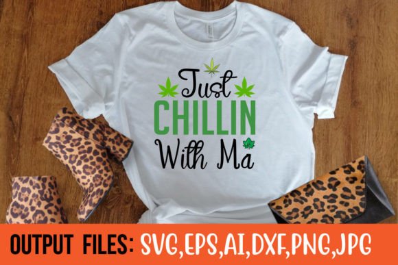 JUST CHILLIN with MA: A Versatile T-Shirt Design for Graphics