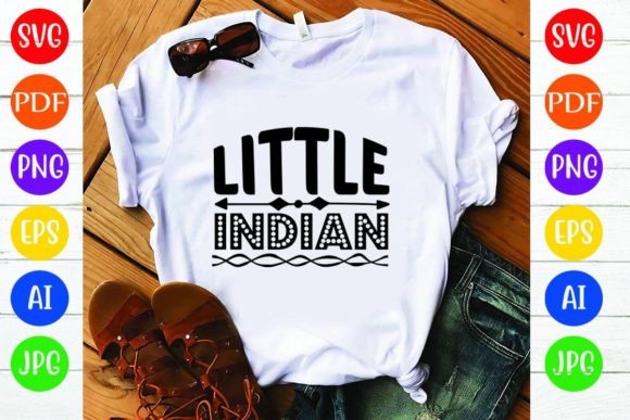 Little Indian: A Boho T-Shirt Design for Local Brands