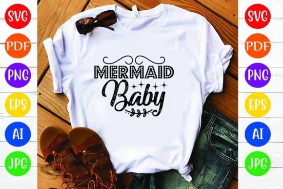 Mermaid Baby: A Charming Addition to T-Shirt Designs and Graphics