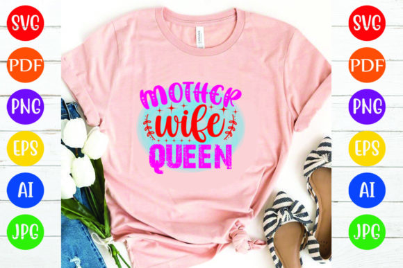 Mother Wife Queen: A Versatile Design for Embroidery