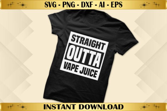 Reviewing Straight Outta Vape Juice for T-Shirt Designs