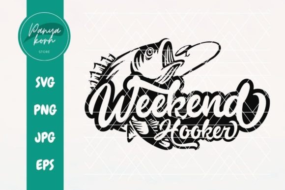Weekend Hooker: A Versatile Graphic for T-Shirt Designs and More